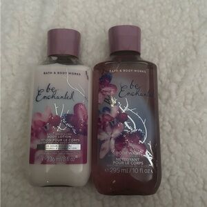 💫 Bath & Body Works Be Enchanted Body Wash & Lotion Set 💫